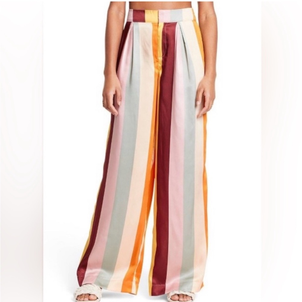 Fe Noel x target  Striped Wide-Leg Pants